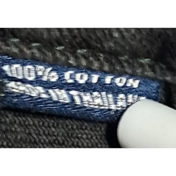 Lee Trucker Jacket Mens L Black Overdyed Denim Vintage 1990s Lee 7175SB - Picture 10 of 10